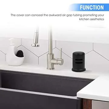 Elegant Dishwasher Air Gap Cover for Modern Kitchens