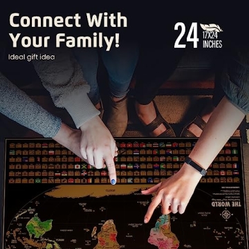 Scratch Off World and USA Map Set - Adventure Awaits!