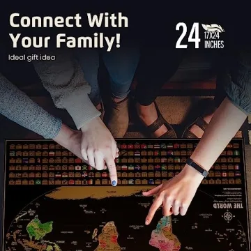 Scratch Off World and USA Map Set - Adventure Awaits!