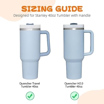 DMTINTA Snack Bowl for Stanley 40 oz Tumbler with Handle, Tumbler Snack Tray Compatible with Stanley Cup 40 oz with Handle, Reusable Snack Ring for Stanley Cup Accessories,Snack Bowl Cream