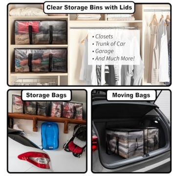 ClearSpace Extra Large Storage Bags for Moving
