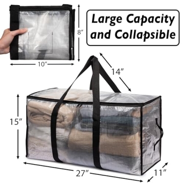 ClearSpace Extra Large Storage Bags for Moving