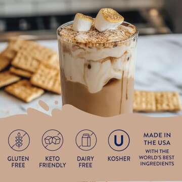 Jordan's Skinny Syrups Smores Flavor Sugar Free Syrup