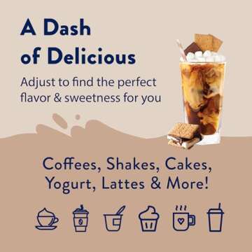 Jordan's Skinny Syrups Smores Flavor Sugar Free Syrup