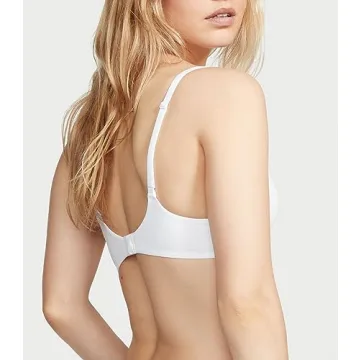 Victoria's Secret Lightly Lined Wireless T Shirt Bra, Adjustable Straps, Bras for Women, White (32C)