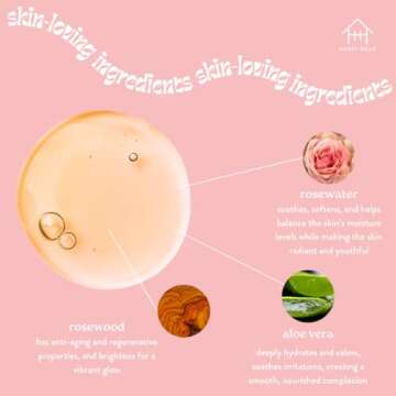 Honey Belle Flora Rosewater Facial Toner - Cleanse, Tighten, Tones & Rejuvenate - Alcohol-Free Refreshing Rose Toner - Stimulates Tissue-Regeneration to Help Prevent Wrinkles and Premature Aging