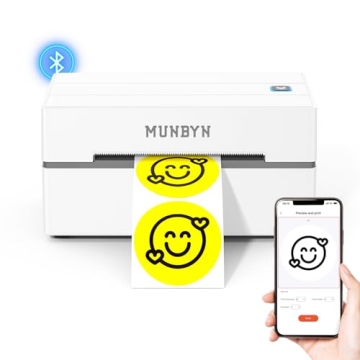 MUNBYN Bluetooth Label Printer for Shipping Needs