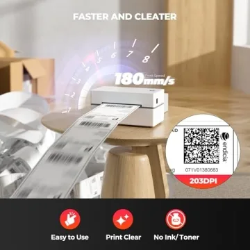 MUNBYN Bluetooth Label Printer for Shipping Needs