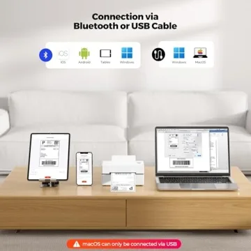 MUNBYN Bluetooth Label Printer for Shipping Needs