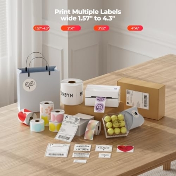 MUNBYN Bluetooth Label Printer for Shipping Needs