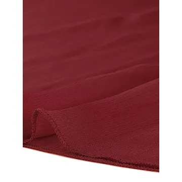 Allegra K Chiffon Midi Skirt - Elegant Asymmetrical Design