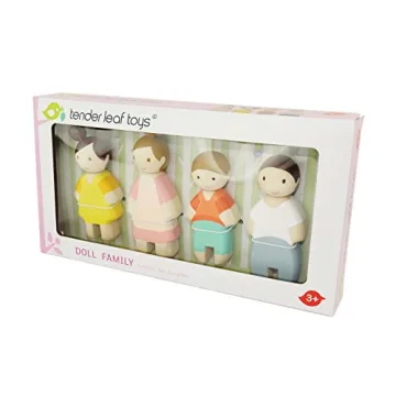Tenderleaf Family Wooden Dolls for Creative Pretend Play