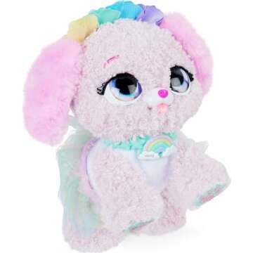 Present Pets, Fairy Puppy Interactive Plush Toy with Over 100 Sounds and Actions (Style May Vary), Kids’ Toys for Girls Aged 5 and Above, 6061372