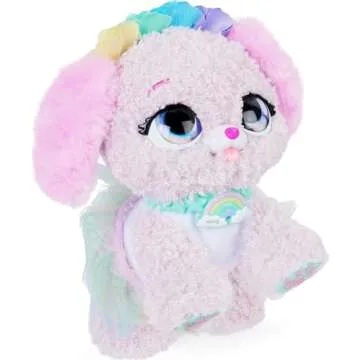 Present Pets, Fairy Puppy Interactive Plush Toy with Over 100 Sounds and Actions (Style May Vary), Kids’ Toys for Girls Aged 5 and Above, 6061372