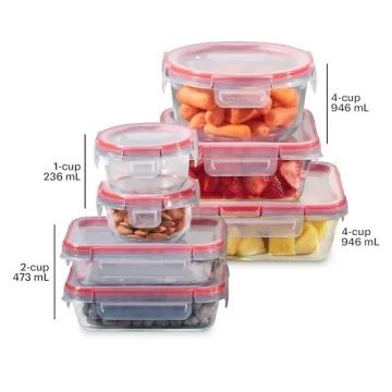 Pyrex 14pc Freshlock Glass Food Storage Set