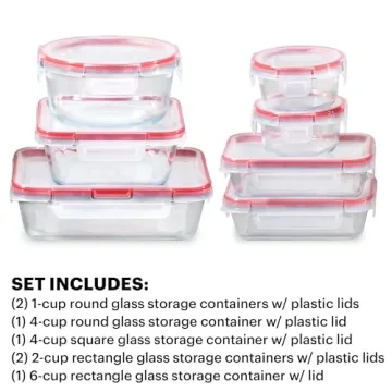 Pyrex 14pc Freshlock Glass Food Storage Set