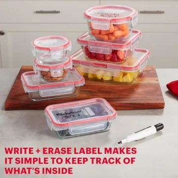 Pyrex 14pc Freshlock Glass Food Storage Set