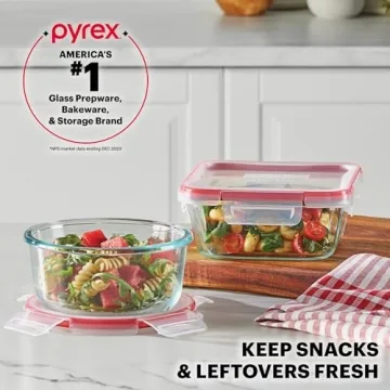 Pyrex 14pc Freshlock Glass Food Storage Set