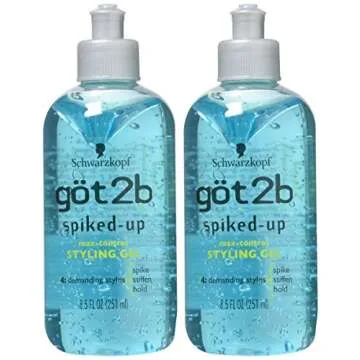 Got 2B Gel Spiked-Up 8.5oz (2 Pack) for Extreme Hold