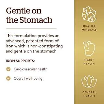 Solgar Gentle Iron 240 Capsules - Vegan & Stomach Friendly