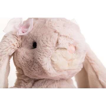 DILLY DUDU Ballerina/Ballet Bunny Plush Toy Stuffed Animal Rabbit Doll 10-inch(Pink)