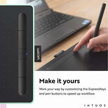 Wacom Intuos Small Bluetooth Graphics Drawing Tablet for Artists
