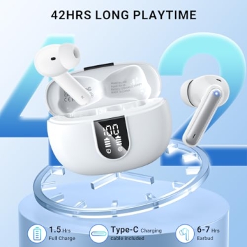Noise Cancelling Wireless Earbuds - Bluetooth 5.3
