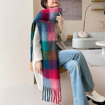 Stylish MININAI Winter Scarfs for Women - Warm and Cozy!