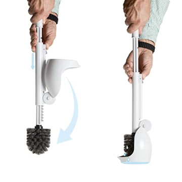 ELYPRO Drip-Free Toilet Brush - Hygienic & Portable Cleaner