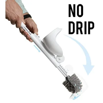 ELYPRO Drip-Free Toilet Brush - Hygienic & Portable Cleaner