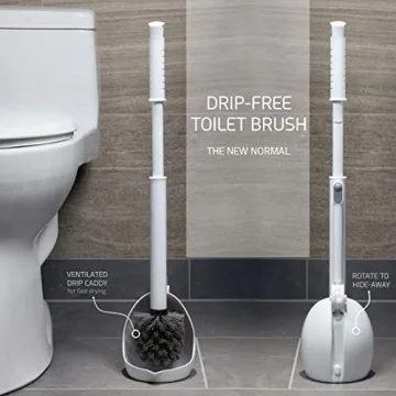 ELYPRO Drip-Free Toilet Brush - Hygienic & Portable Cleaner
