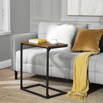 Modern VASAGLE C Shape End Table for Stylish Homes