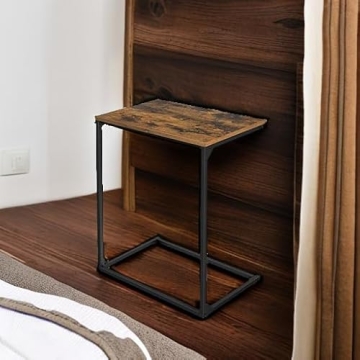 Modern VASAGLE C Shape End Table for Stylish Homes