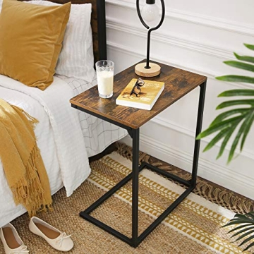 Modern VASAGLE C Shape End Table for Stylish Homes