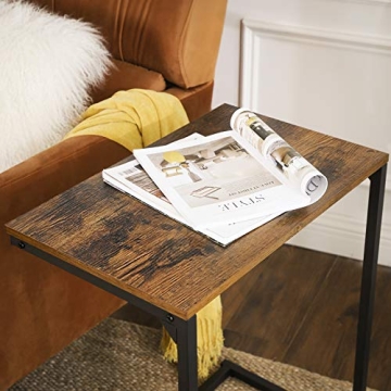 Modern VASAGLE C Shape End Table for Stylish Homes