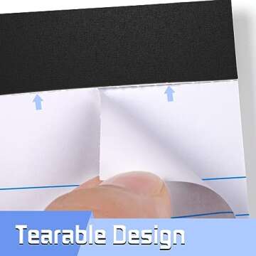 WINKIO 6 Pack Legal Pads Refills Note Pads, Writing Pads 4 x 6 Inches, Memo Pads Lined Writing Note Pads Letter Size Legal Pad Wide Ruled Pads Legal Rule for School Office Supplies（30 Sheet per Pads）