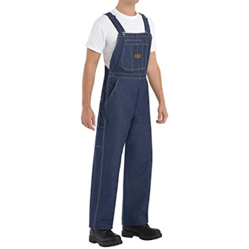 Red Kap Men's Lightweight Denim Bib Overalls - Workwear Redefined