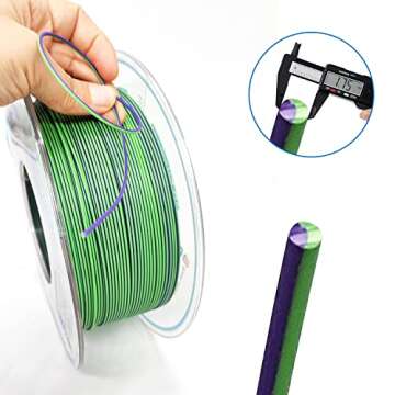 YOUSU Matte Dual Color PLA Filament 1kg for 3D Printing