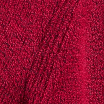 Amazon Essentials Women's Soft Touch Pleated Shoulder Crewneck Sweater, Dark Red, Small