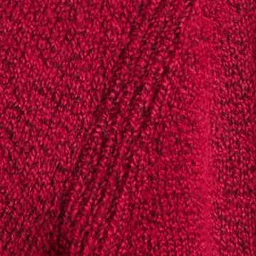 Amazon Essentials Women's Soft Touch Pleated Shoulder Crewneck Sweater, Dark Red, Small