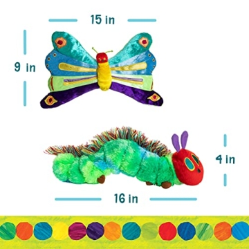 Eric Carle Caterpillar Butterfly Plush Toy 16"