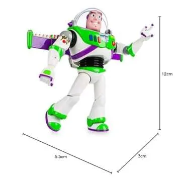 Buzz Lightyear Talking Action Figure for Kids, 12"
