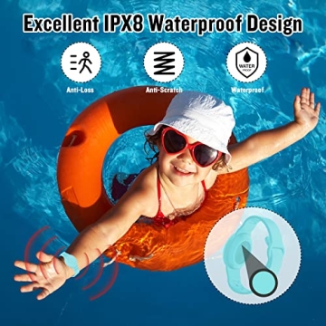 Waterproof AirTag Bracelet for Kids - Secure Tracker Case