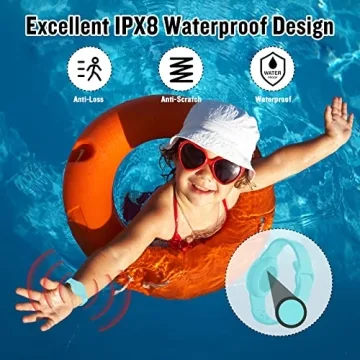 Waterproof AirTag Bracelet for Kids - Secure Tracker Case