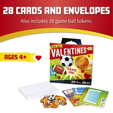Interactive Valentine Cards for Kids - Flick 'em Sports Games