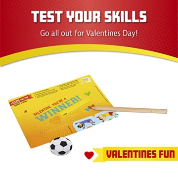 Interactive Valentine Cards for Kids - Flick 'em Sports Games