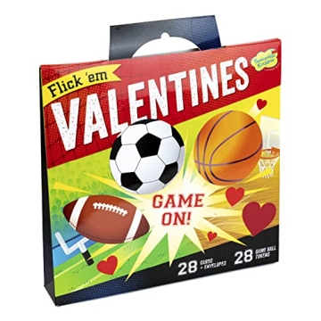 Interactive Valentine Cards for Kids - Flick 'em Sports Games
