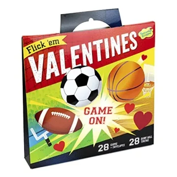 Interactive Valentine Cards for Kids - Flick 'em Sports Games