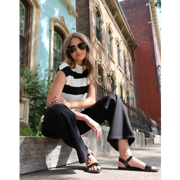 TIJN Polarized Aviator Sunglasses for Fashionable UV Protection