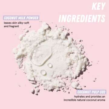 HERBIVORE Coconut Milk Bath Soak – Skin Hydrating & Softening, Soothing Light Coconut Scent, Vegan, 16 oz